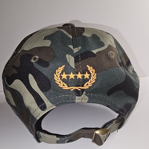 NASA Camo Baseball Hat REFLECTIVE Logo Patches + Stitching Adjustable Camoflauge - Picture 5 of 14